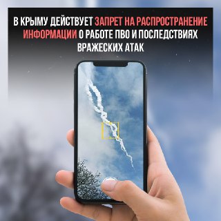 Запрет на публикацию информации о ПВО в Крыму