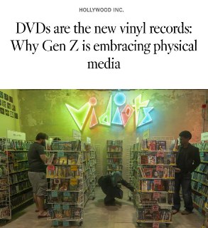 Возрождение DVD: зумеры выбирают физические носители