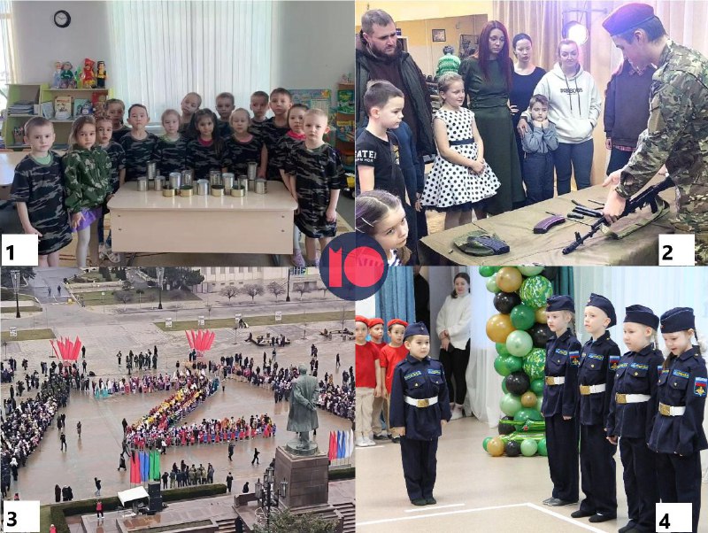 Милитаристские мероприятия в российских школах и детсадах