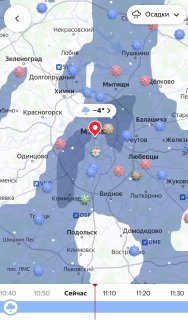 В Москве сильный снегопад и рекордно высокий снежный покров
