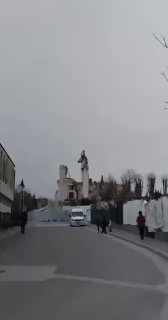 Демонтаж штаба ЧФ РФ в Севастополе