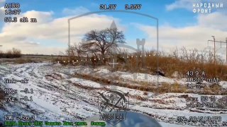 Уничтожение антенны связи противника на Запорожском фронте