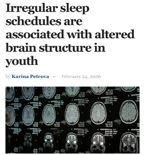 Нарушение режима сна негативно влияет на мозг