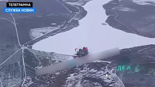 Удар ВКС по дамбе у Константиновки