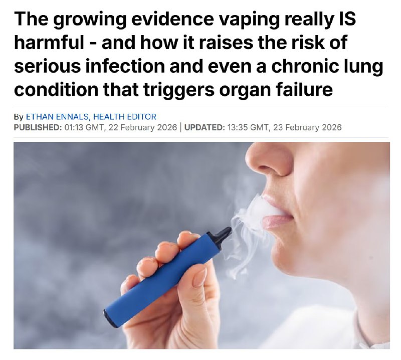 Вейпы приводят к отказу органов: новые доказательства вреда