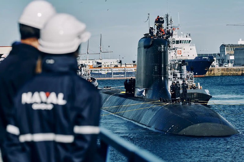 Первый выход в море французской АПЛ De Grasse