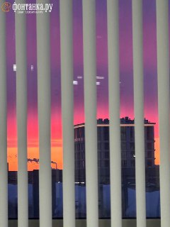 В Петербурге облачно и снег