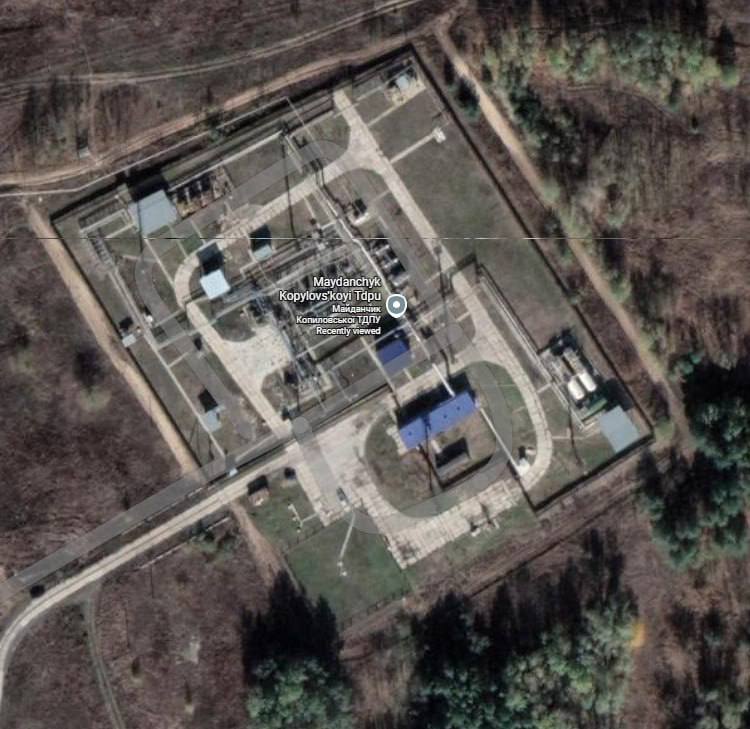 Удар российских беспилотников по объекту газопереработки в Полтавской области