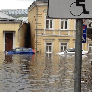 Масштабное половодье в Москве