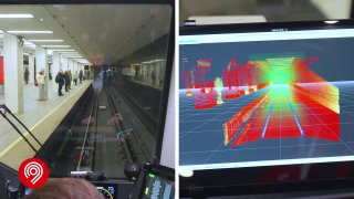 Дептранс Москвы показал, как беспилотный поезд метро "видит" мир
