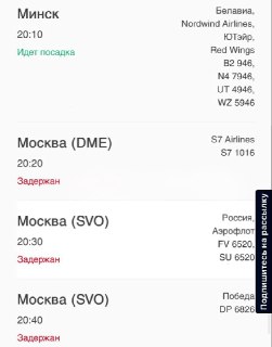 Задержки и отмены рейсов в Пулково из-за метели