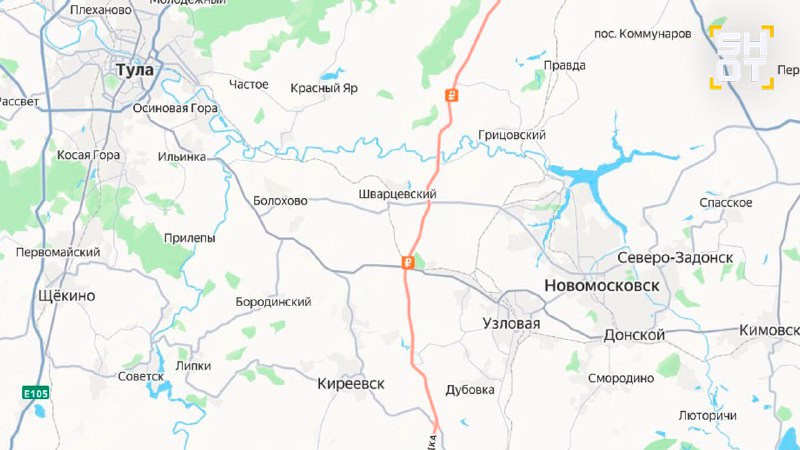 Атака БПЛА на Тульскую область