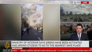 Воздушная тревога прервала прямой эфир Al Jazeera