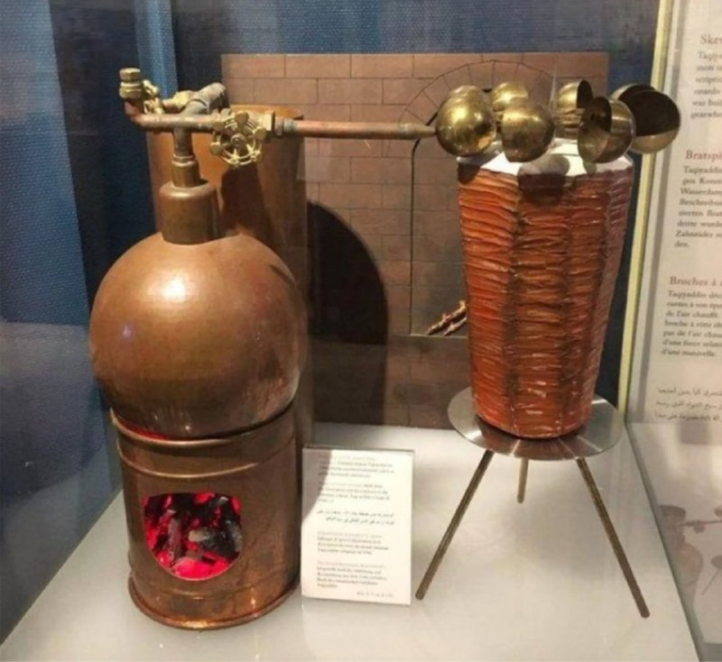 Турок изобрел паровую турбину для кебаба