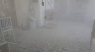 Ущерб от обломков ракеты ПВО в Израиле