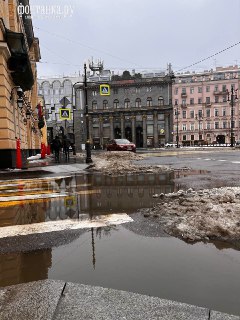Снеголед в Петербурге
