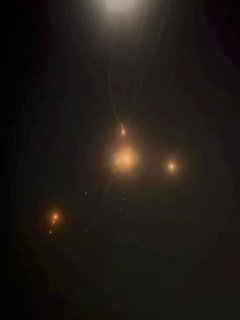 Прилет ракет в Израиле и работа ПВО