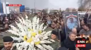 Призывы к уничтожению США и Израиля на похоронах иранских силовиков