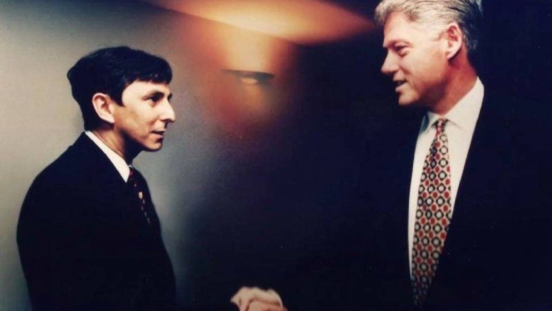 Умар Джабраилов и Билл Клинтон