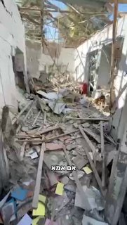 Разрушения в Петах-Тикве после атаки Ирана