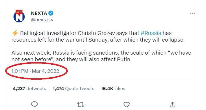 Прогноз о ресурсах России на войну и обвинения в дезинформации