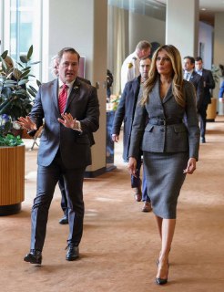 Мелания Трамп в Dior на заседании ООН