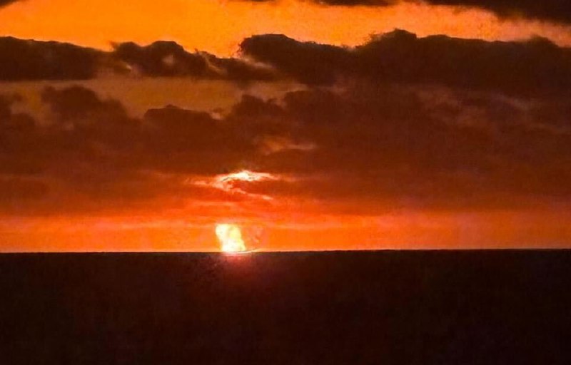 Пожар на газовозе под российским флагом в Средиземном море