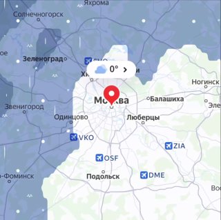 Снегопад в Москве и температурные качели