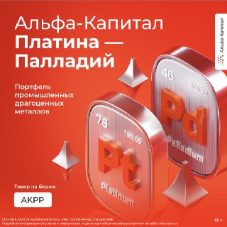 Фонд «Альфа-Капитал Платина — Палладий» лидирует по доходности на российском рынке