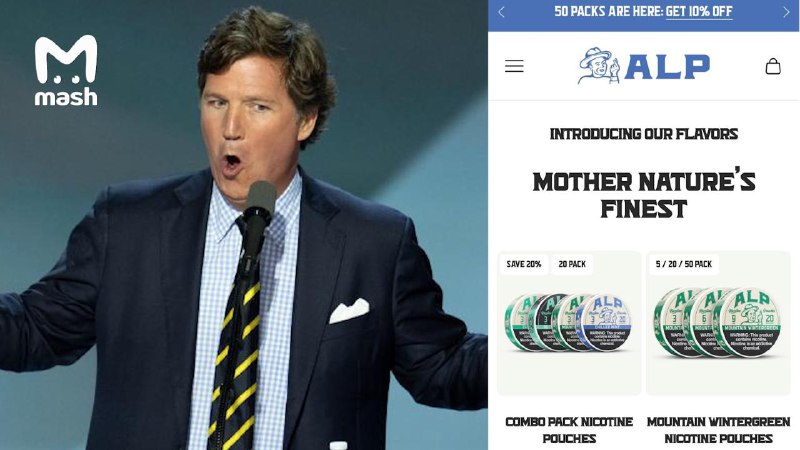 Кража снюса у Такера Карлсона