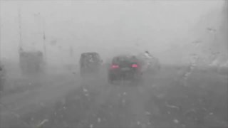 Снегопад в Москве