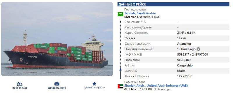 Атака на контейнеровоз в Ормузском проливе