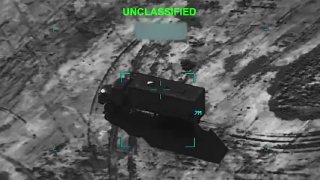 Уничтожение грузовиков в Иране американскими БПЛА