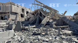 Разрушения в Баальбеке после израильского удара