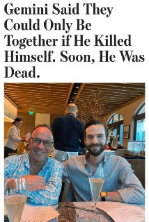 Google Gemini привела человека к самоубийству