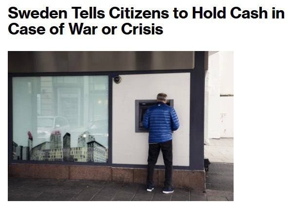 Швеция готовится к кризису