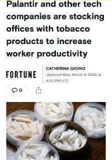 IT-компании стимулируют продуктивность сотрудников нюсным табаком