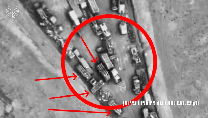 Уничтожение иранского ЗРК Sevom Khordad израильскими ВВС