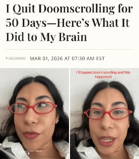 Девушка отказалась от рилсов и перезагрузила мозг