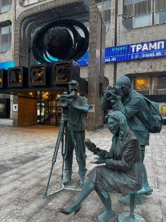 В Москве открыли памятник российским журналистам