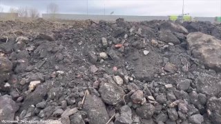 Изъятие экскаватора при нелегальной свалке в Русско-Высоцком