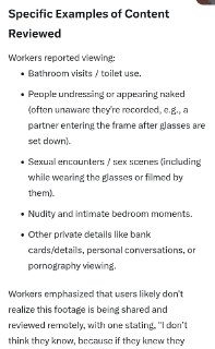 Meta грозит суд из-за просмотра интимных видео пользователей умных очков