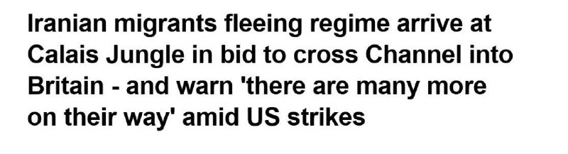 Иранцы бегут в Великобританию из-за бомбежек