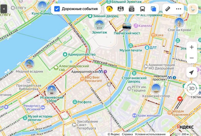 Авария на сетях Водоканала изменила маршруты троллейбусов в центре Петербурга