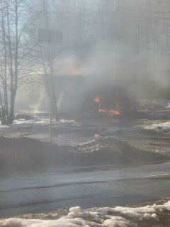 Пожар на заправке в Металлострое: задержан подозреваемый в поджоге