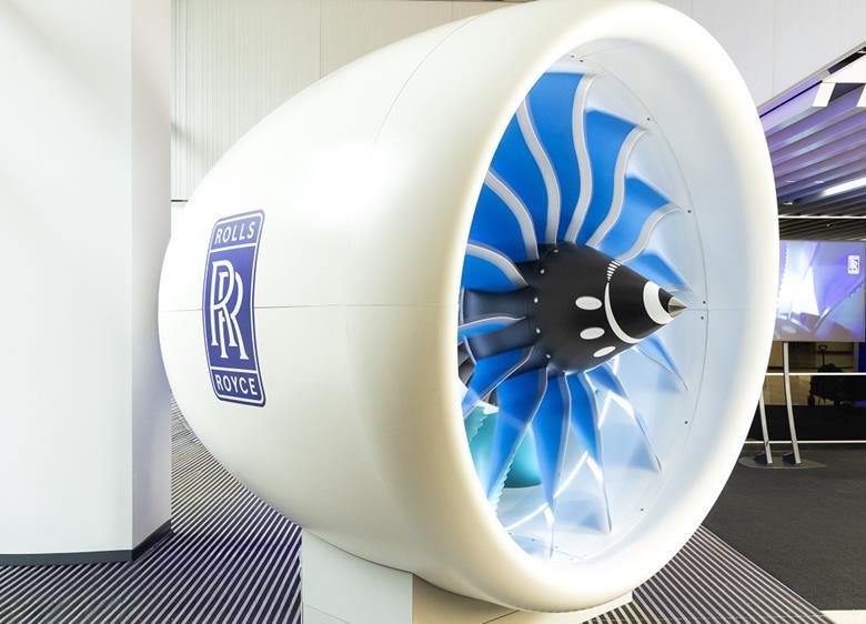 Rolls-Royce показал макет нового двигателя UltraFan 30 для будущих самолётов
