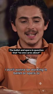 Шаламе раскритиковали за слова о непопулярности оперы и балета