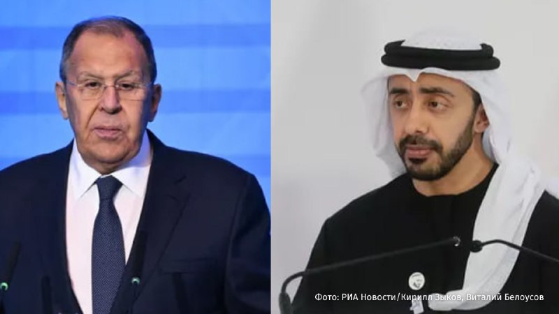 Лавров и глава МИД ОАЭ призвали к деэскалации на Ближнем Востоке