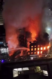 Пожар в Глазго: отменены десятки поездов