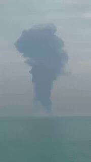 Крупный взрыв в порту Бандер-Аббас